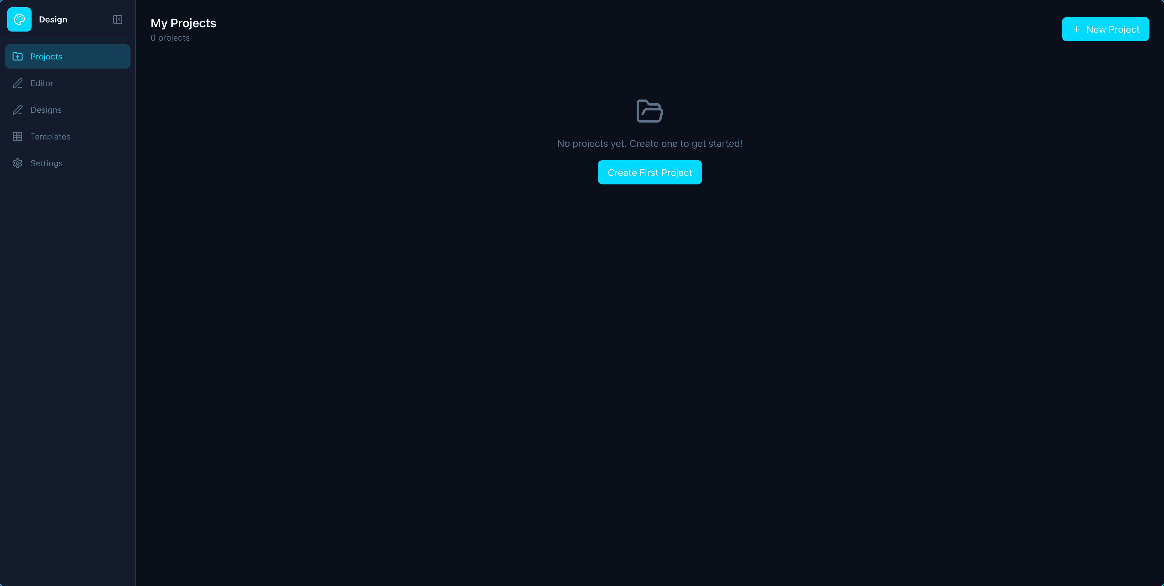 Design app interface