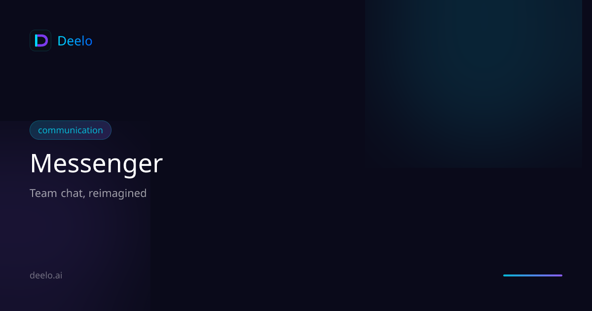 Messenger - Team chat, reimagined | Deelo