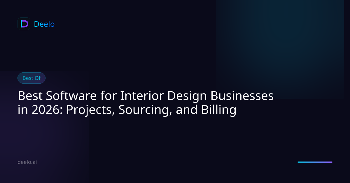 Best Software for Interior Design Businesses in 2026: Projects ...