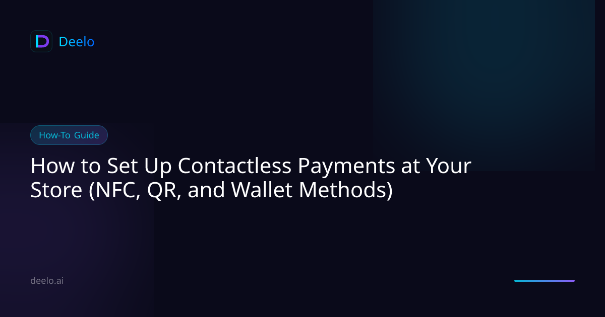 How to Set Up Contactless Payments at Your Store (NFC, QR, and Wallet ...