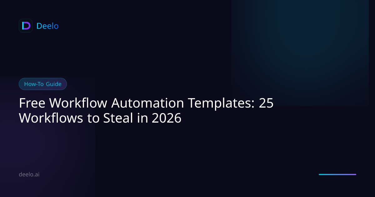 Free Workflow Automation Templates: 25 Workflows to Steal in 2026 ...