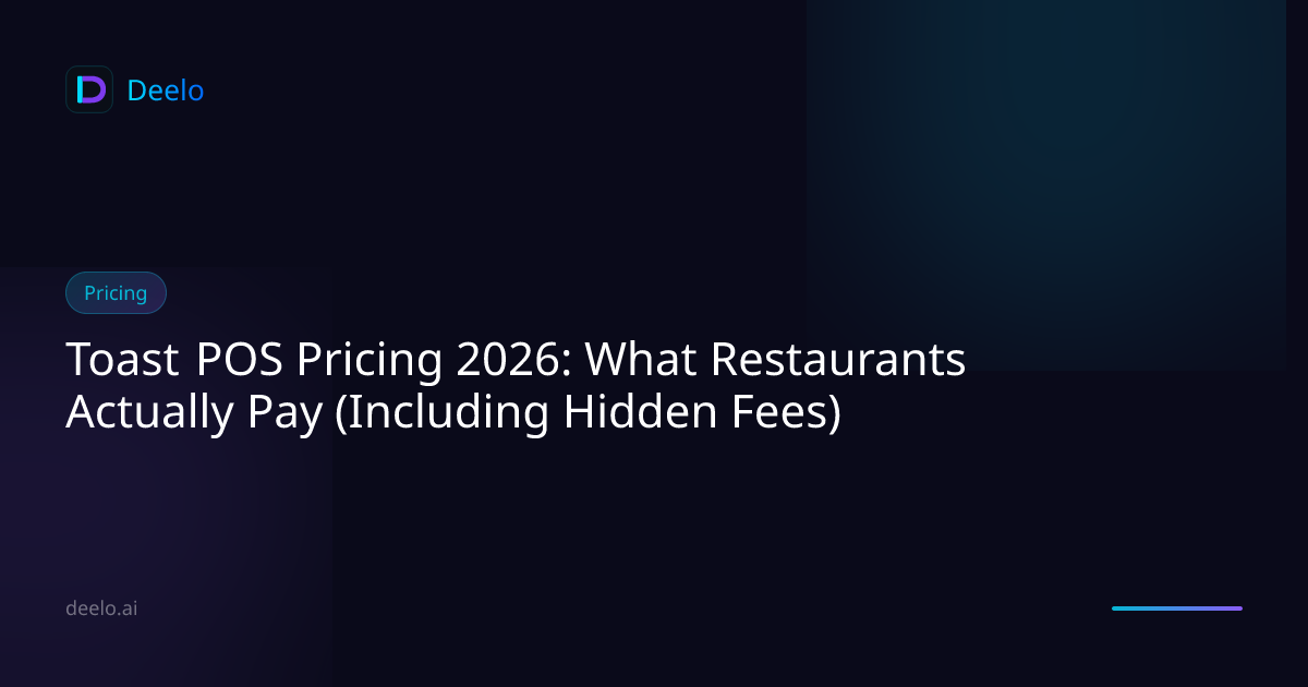 Toast POS Pricing 2026: What Restaurants Actually Pay (Including Hidden ...