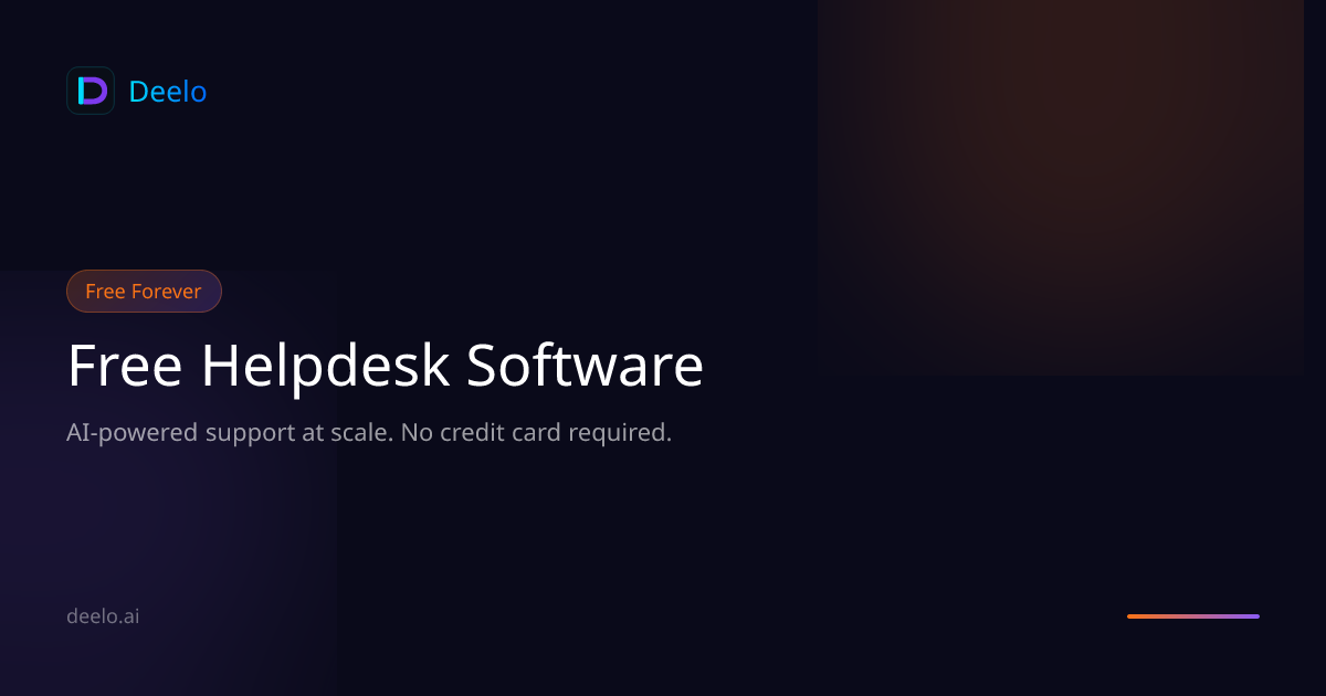 Free Helpdesk Software | Deelo