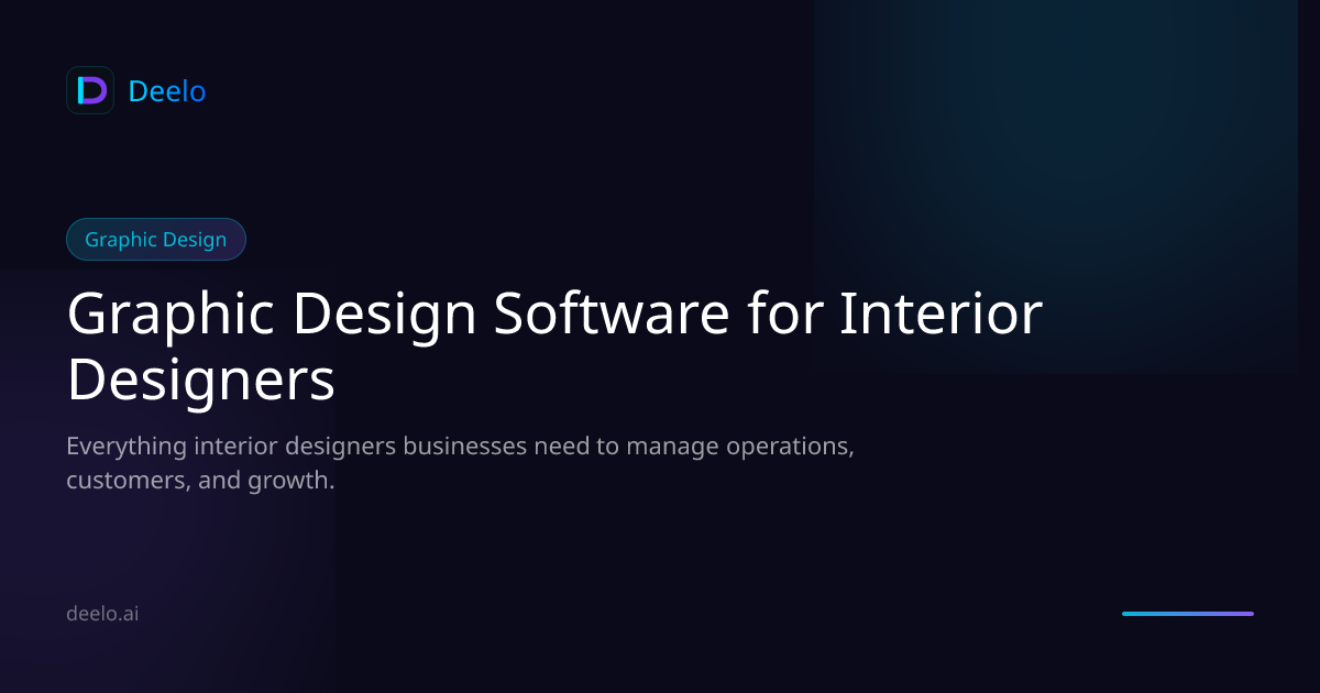 Graphic Design Software for Interior Design Firms | Deelo