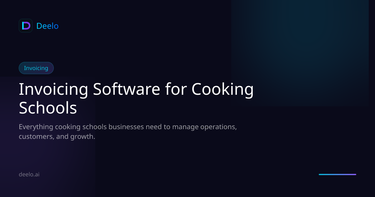 Invoicing & Billing Software for Cooking Schools & Culinary Programs ...