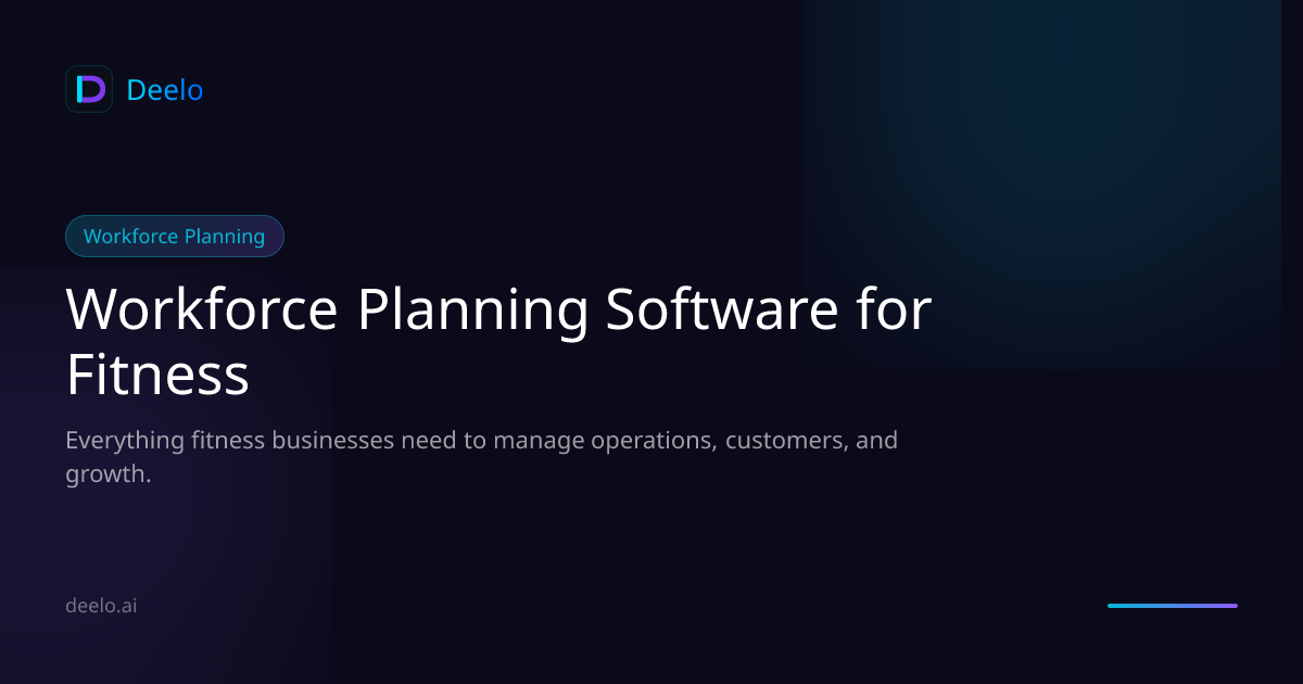 Workforce Planning & Shift Scheduling Software for Fitness Studios ...